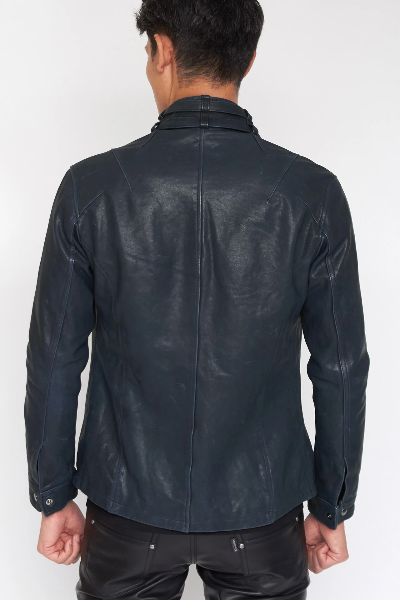 TORNADO MART∴スタンドウォッシュドレザーブルゾン / TORNADO MART