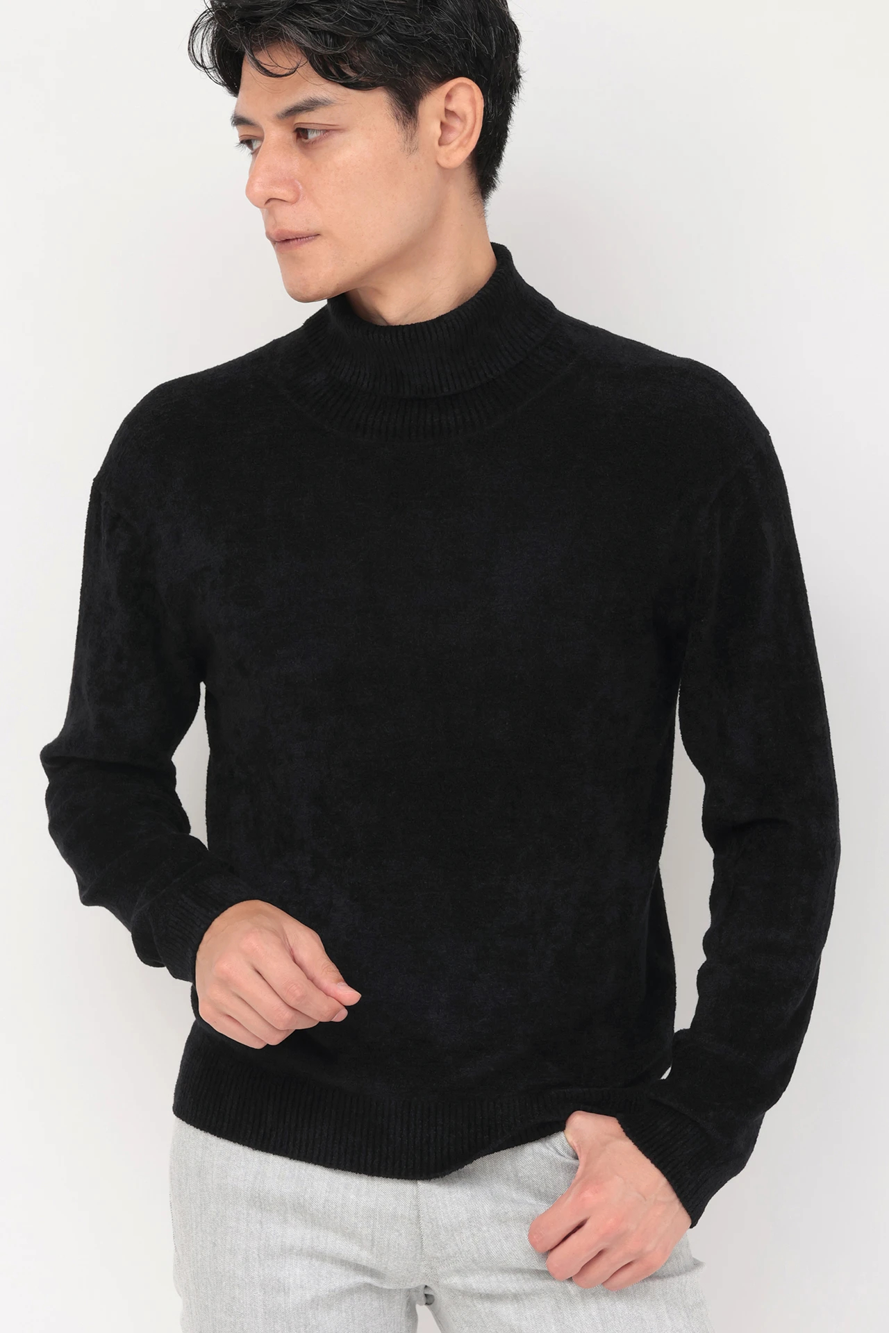 ZERO by TORNADO MART∴モールヤーンタートルネックニット / TORNADO