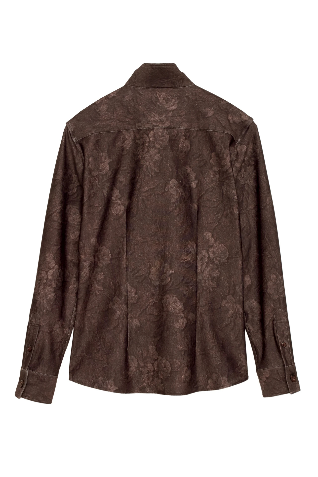 TORNADO MART∴HTフラワーデニム柄プリントシャツ / TORNADO MART