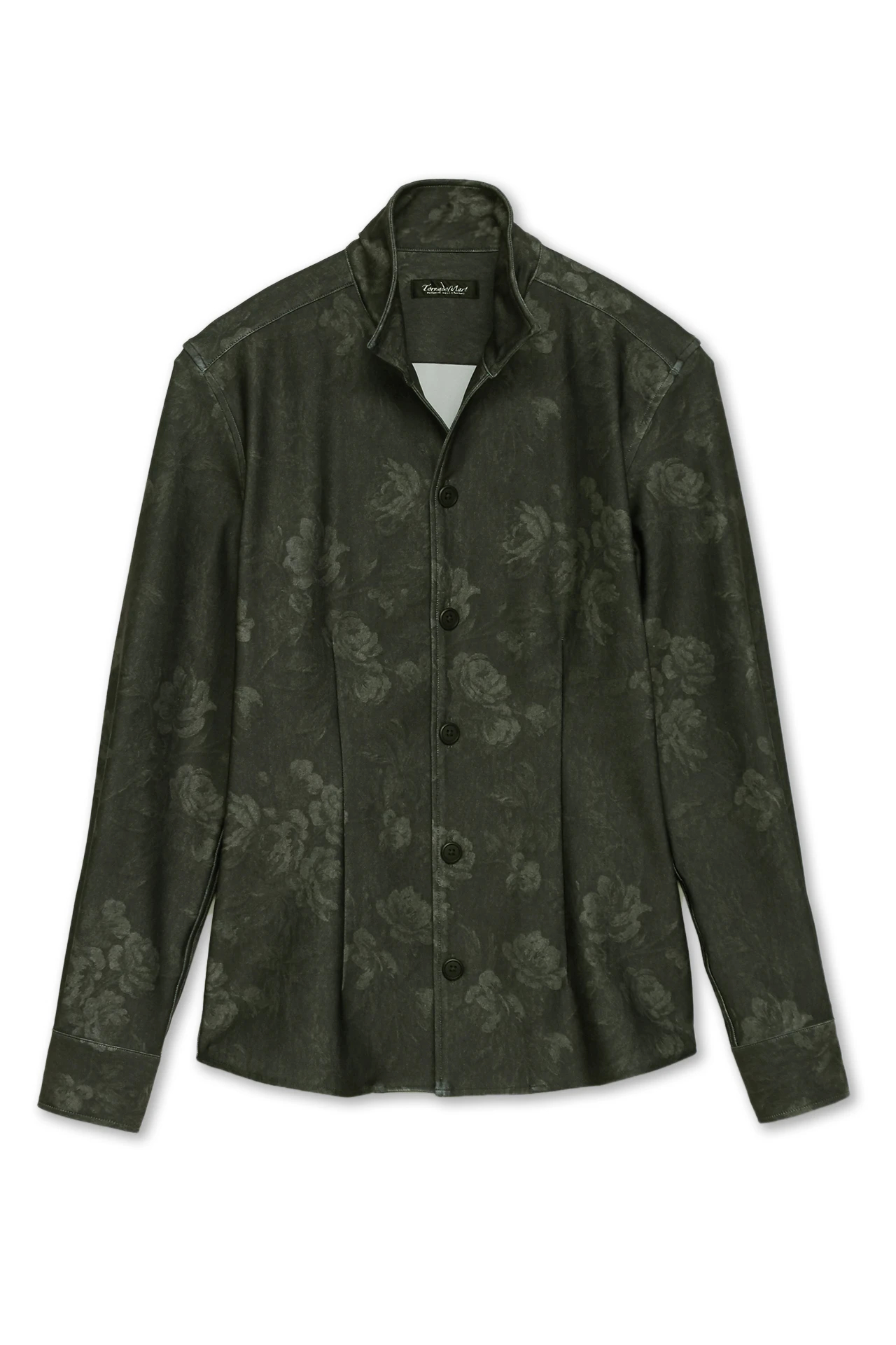 TORNADO MART∴HTフラワーデニム柄プリントシャツ / TORNADO MART