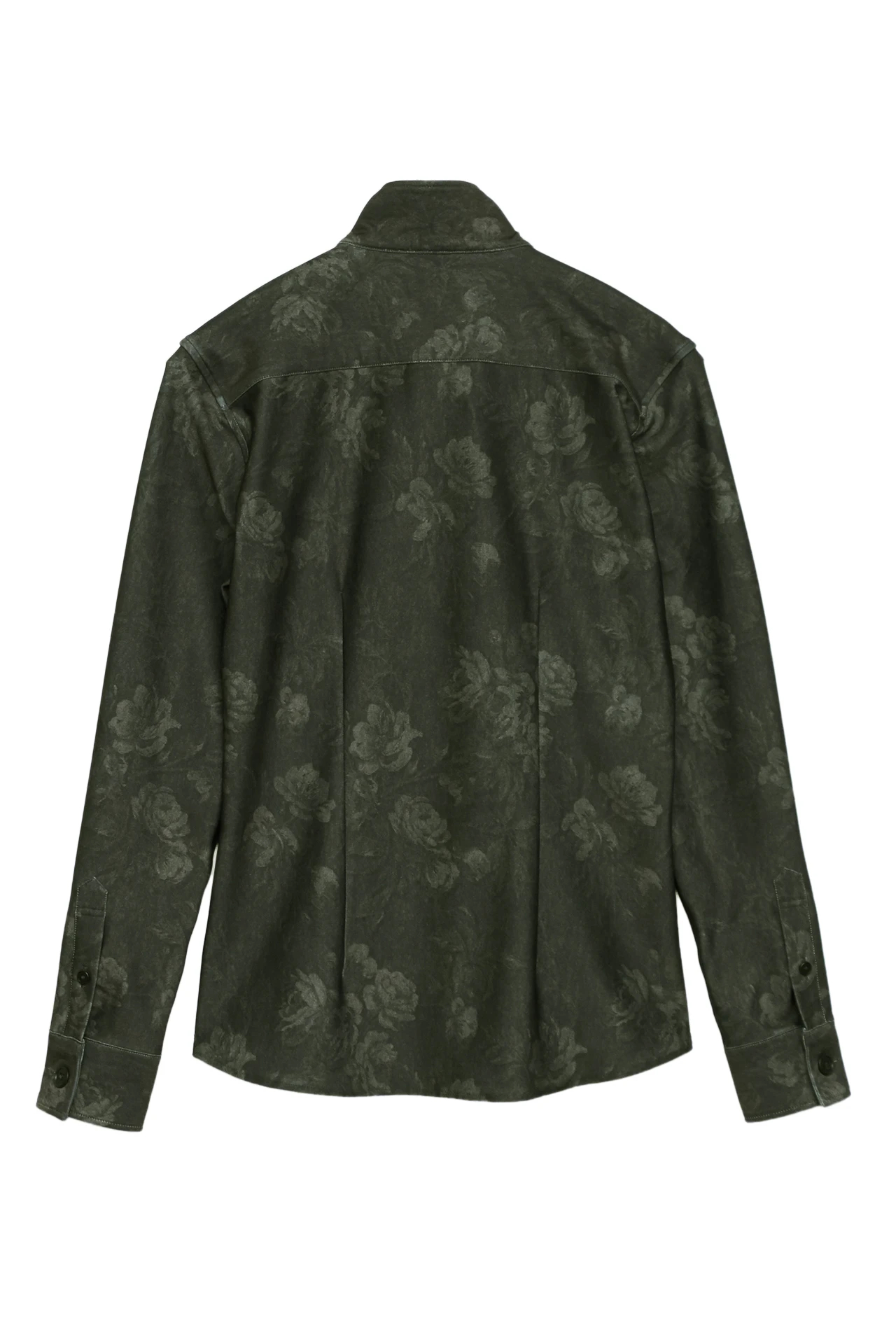 TORNADO MART∴HTフラワーデニム柄プリントシャツ / TORNADO MART