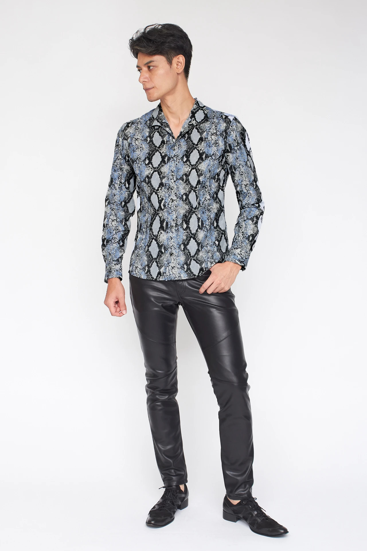 【順】Tornado Mart パイソン　ヘビ柄ジャケット TORNADOMART パイソン柄 ライダースジャケット トルネードマート