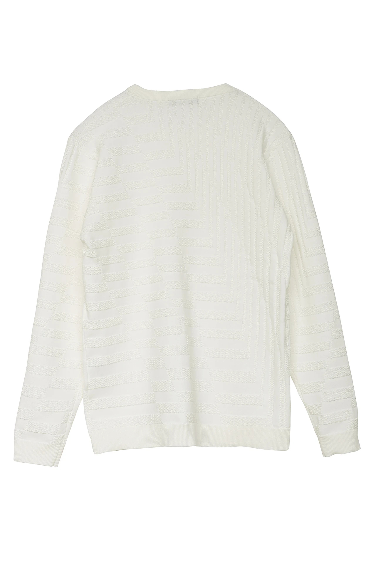 TORNADO MART∴バイアスリンクスクルーネックニット / TORNADO MART