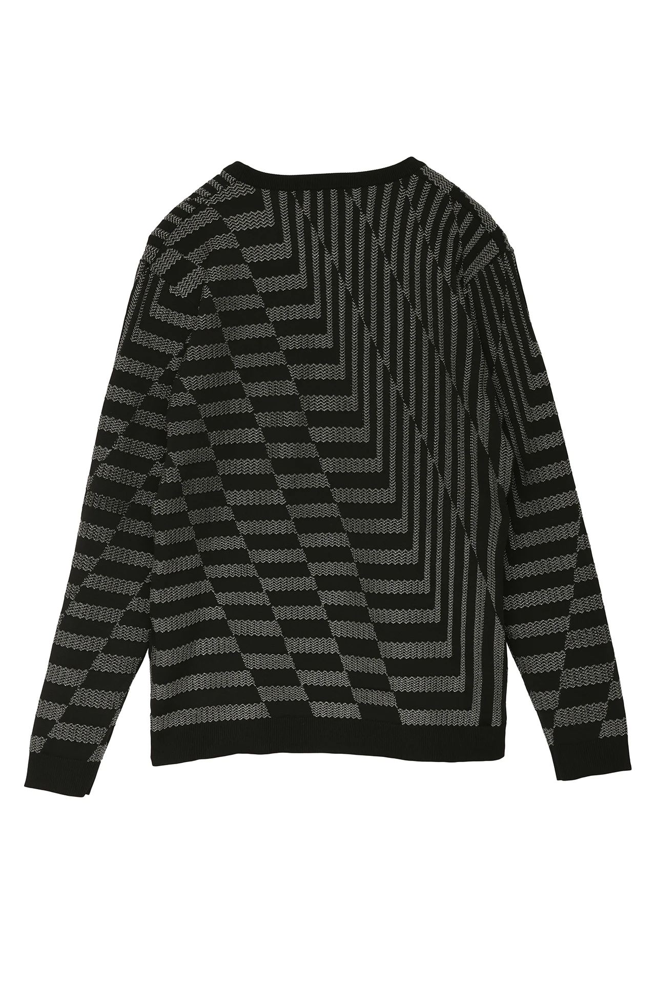 TORNADO MART∴バイアスリンクスクルーネックニット / TORNADO MART