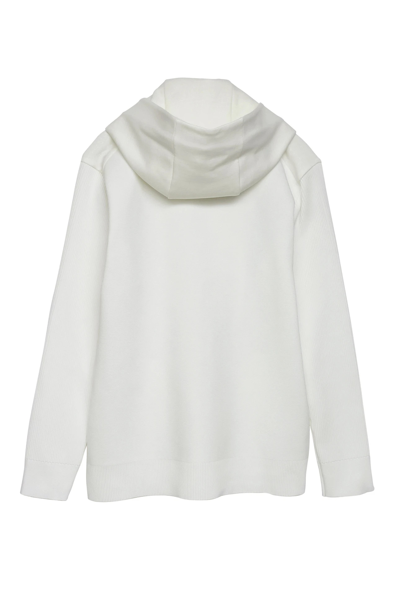 TORNADO MART∴ニットコンビパイソンエンボスフーディーブルゾン