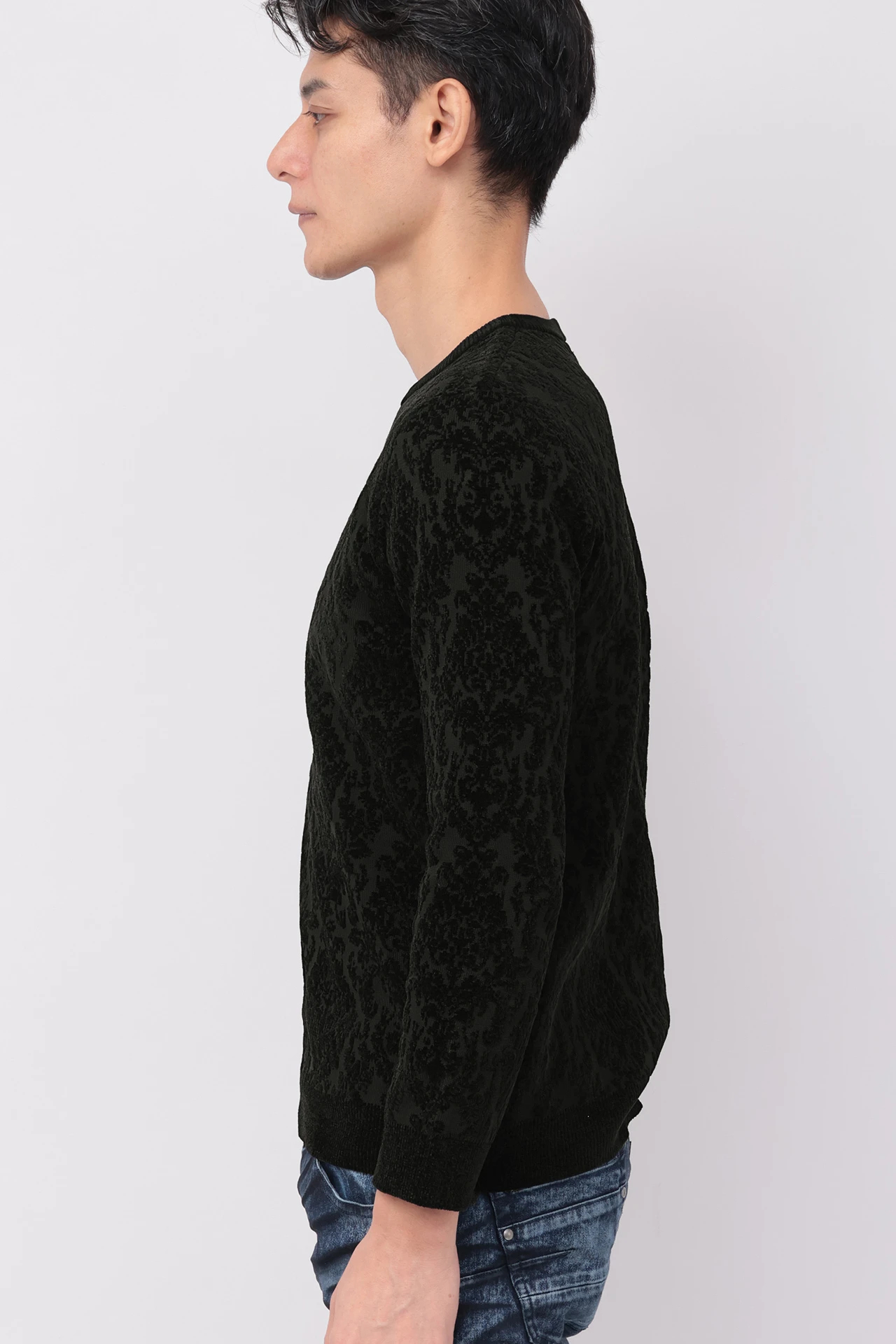 トルネードマート（TORNADO MART）/TORNADO MART∴バロックジャガードモールクルーネックニット TORNADO MART∴バロックジャガードモールクルーネックニット / TORNADO