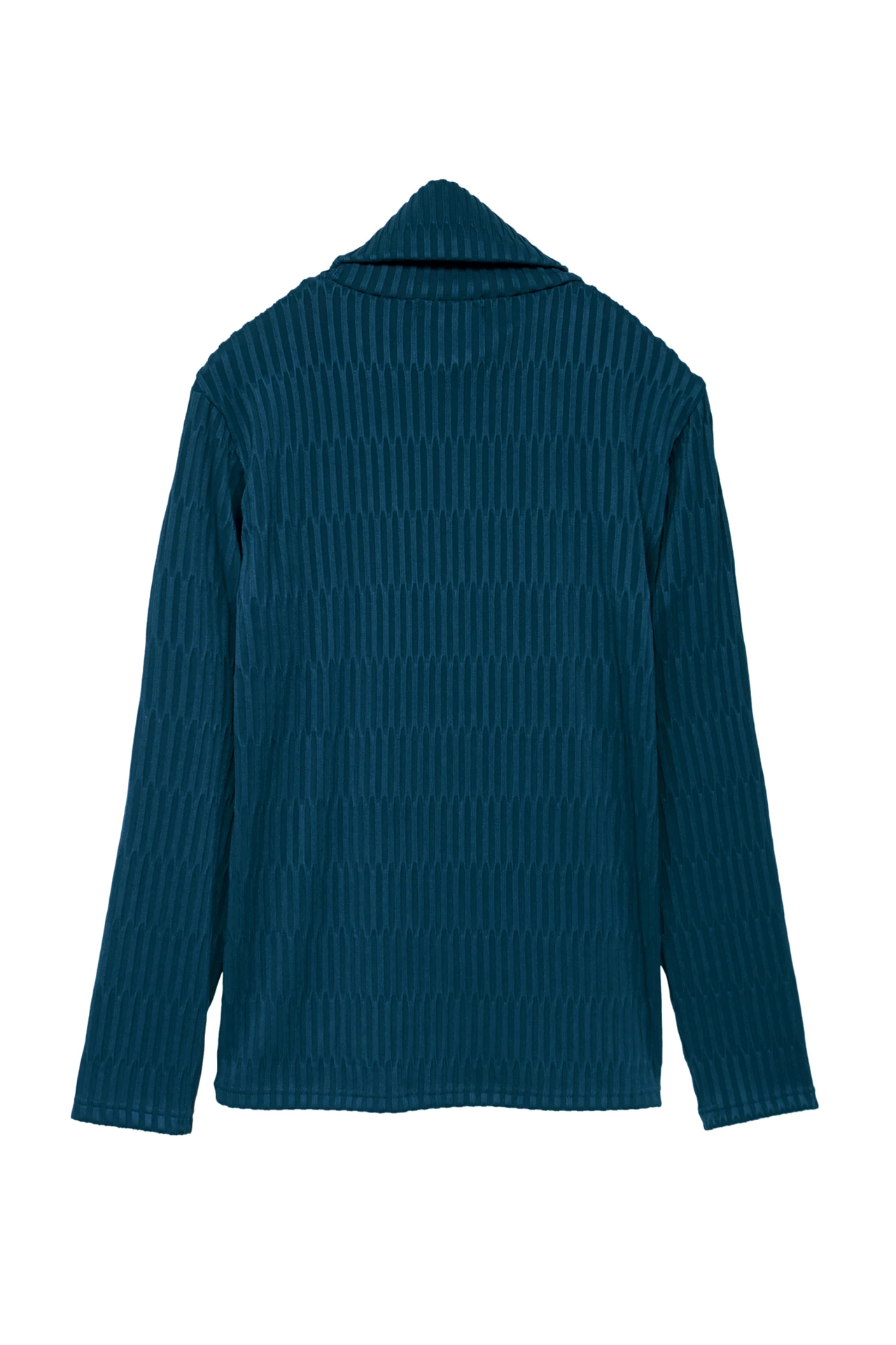 TORNADO MART∴タックストライプジャガードタートルネック / TORNADO