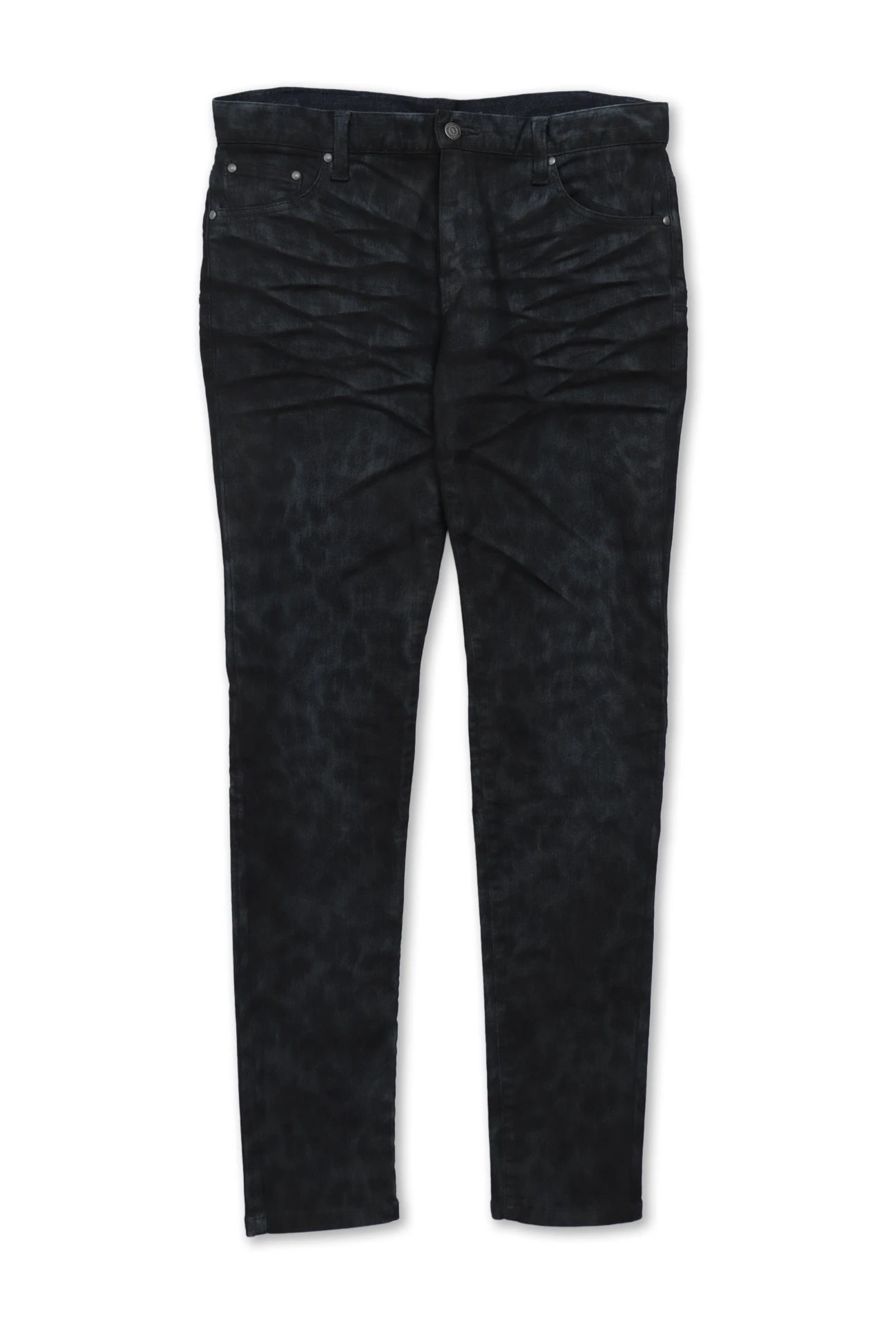 TORNADO MART∴レオパードクリアフォイルスキニーデニム / TORNADO