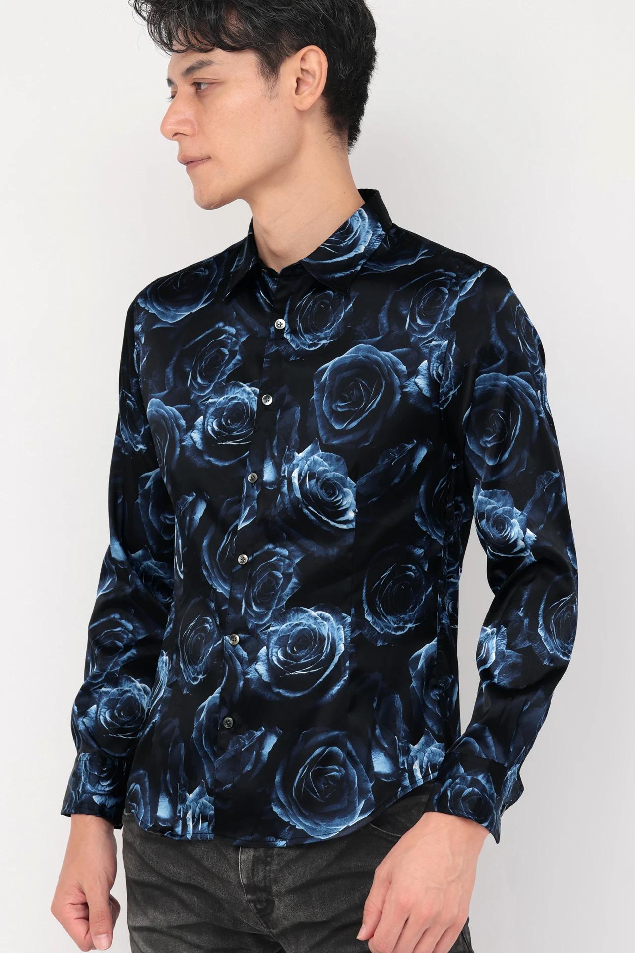 トルネードマート（TORNADO MART）/TORNADO MART∴ブルームローズプリントシャツ TORNADO MART∴ブルームローズプリントシャツ / TORNADO MART