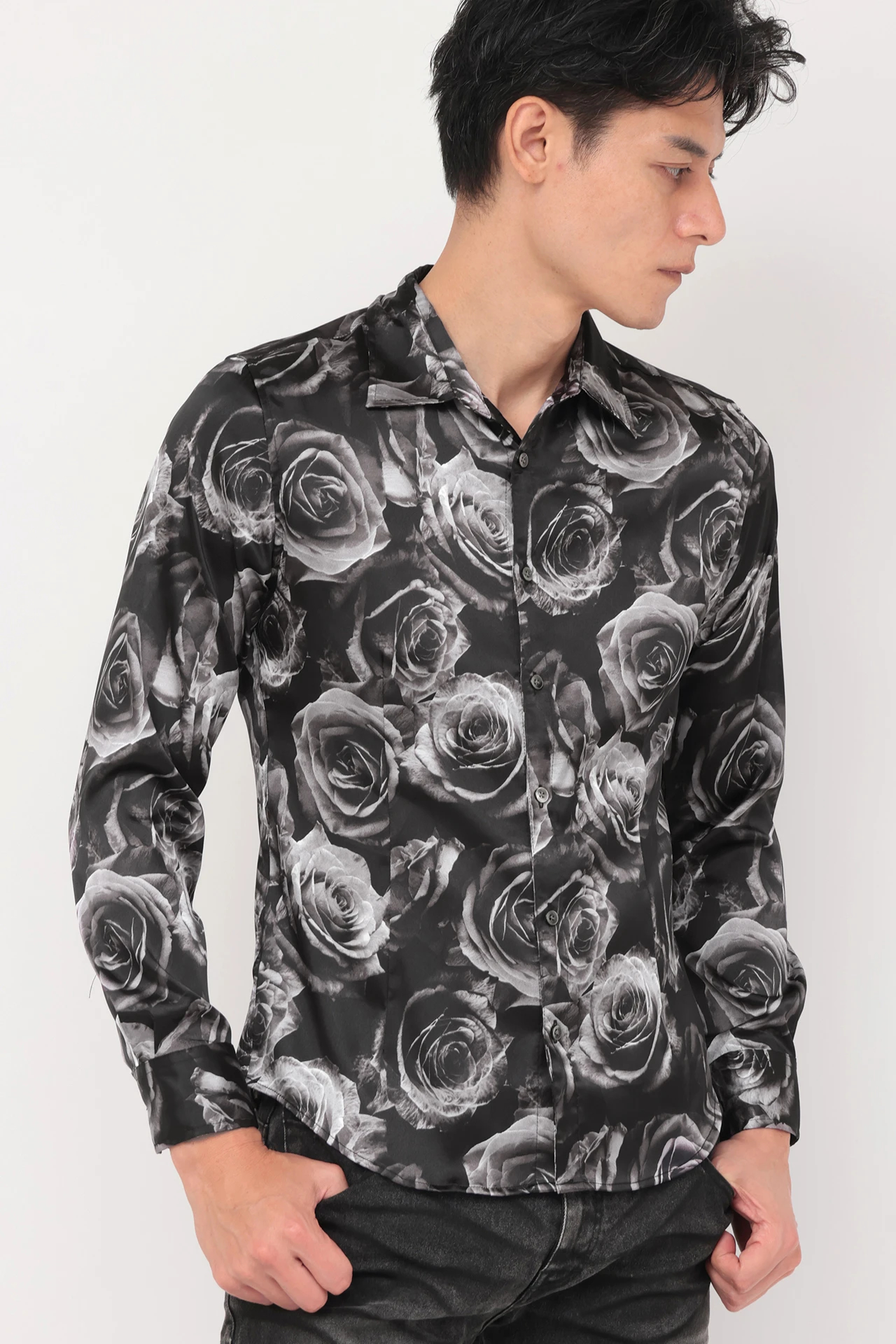 TORNADO MART∴ブルームローズプリントシャツ / TORNADO MART