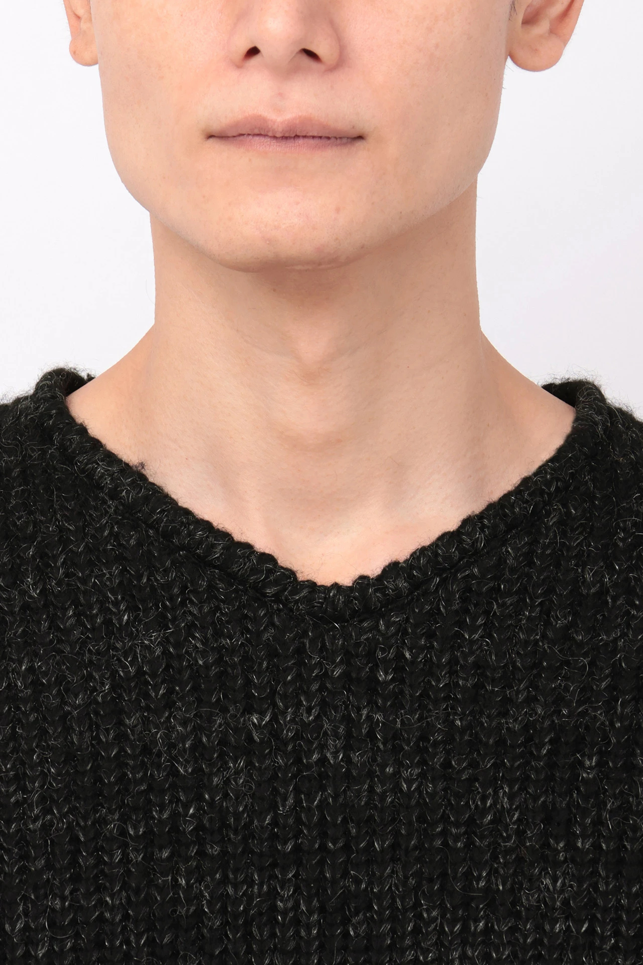 TORNADO MART∴シャイニーウールジャージーVネック / TORNADO MART