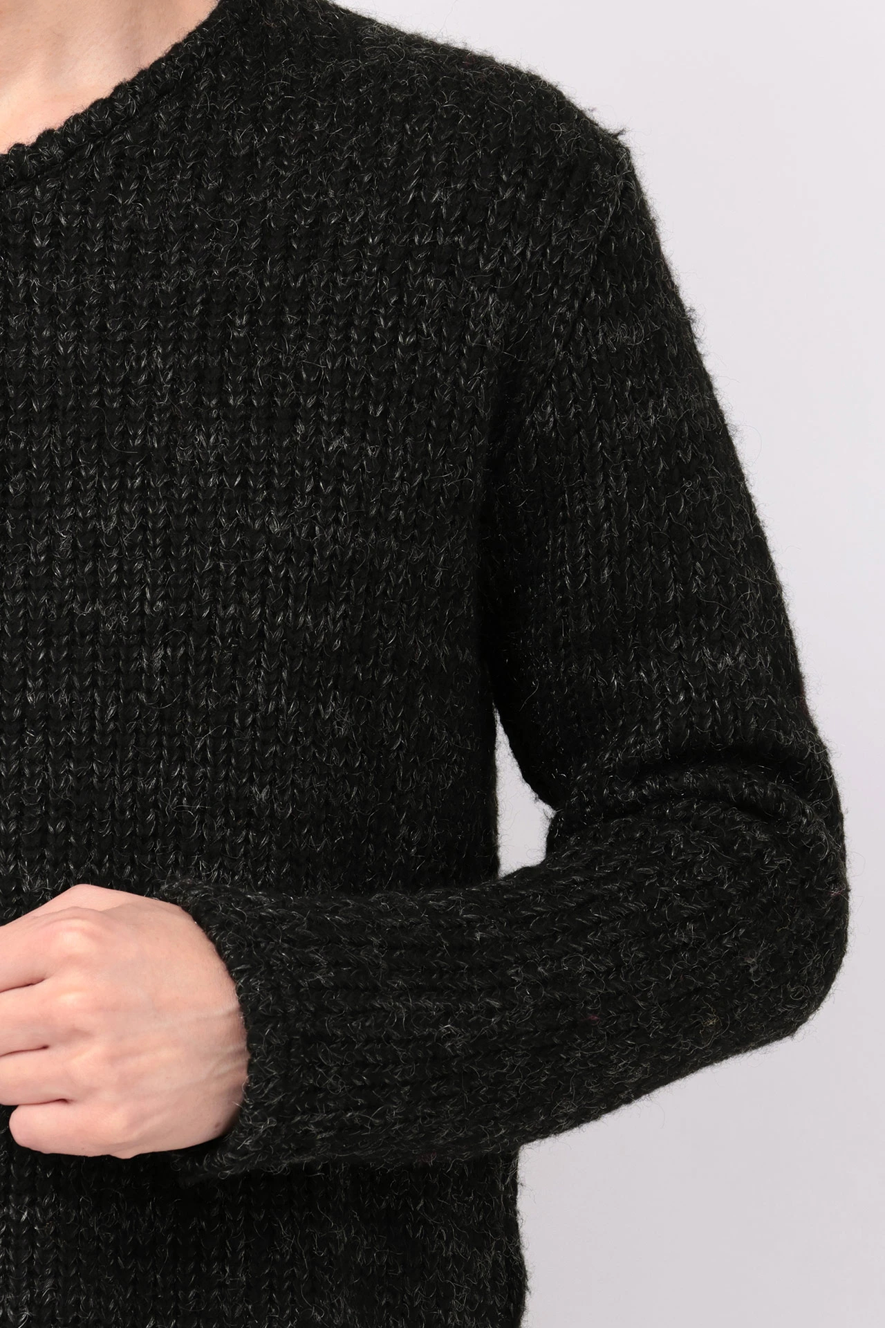 TORNADO MART∴シャイニーウールジャージーVネック / TORNADO MART