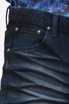 TORNADO MART(トルネードマート) |TORNADO MART∴ブラックコーティングスリムテーパードデニム