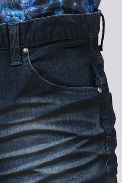 TORNADO MART(トルネードマート) |TORNADO MART∴ブラックコーティングスリムテーパードデニム