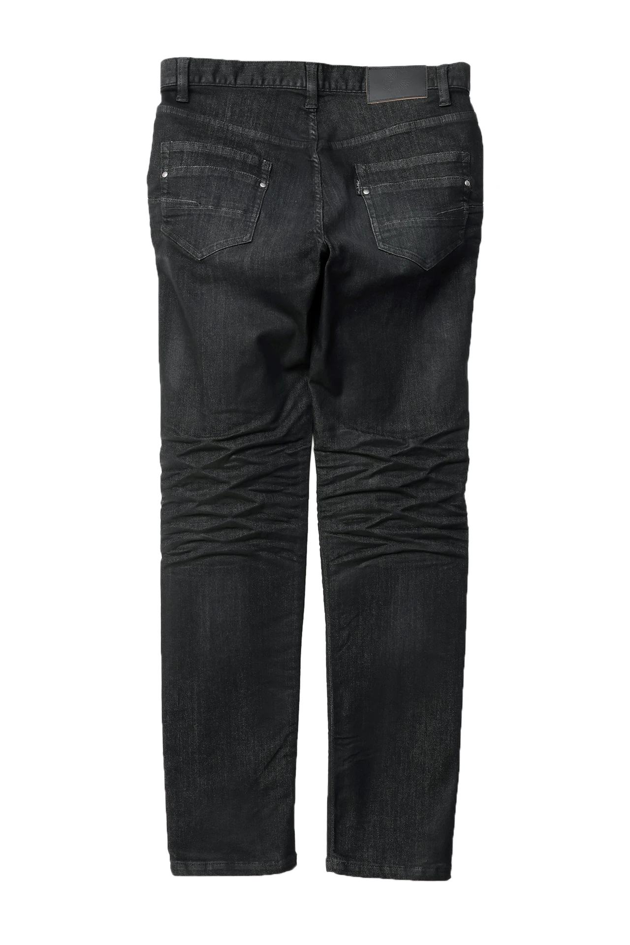 TORNADO MART∴ブラックコーティングスリムテーパードデニム / TORNADO