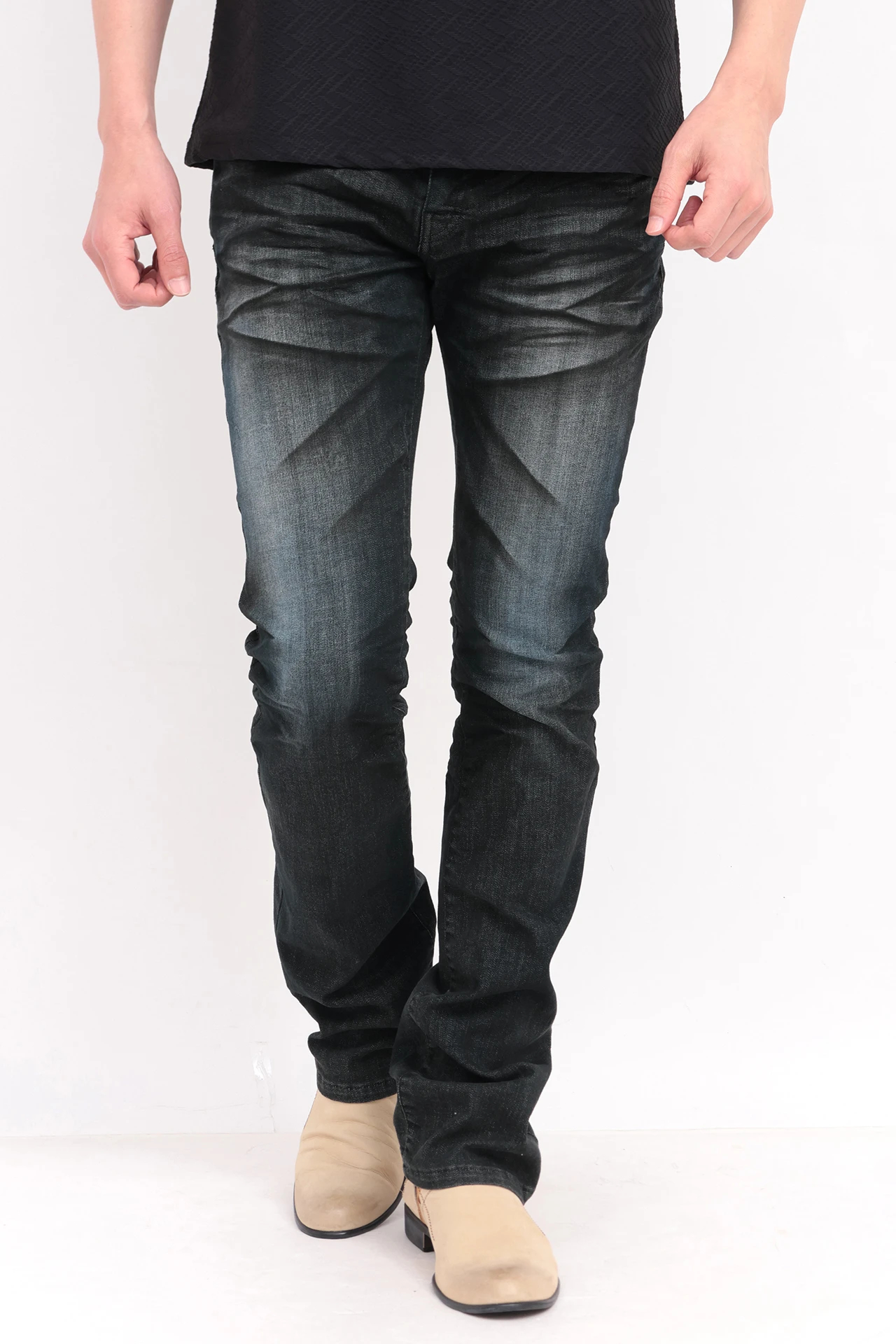 トルネードマート（TORNADO MART）/TORNADO MART∴ダブルスプレーシューカットデニム TORNADO MART∴ダブルスプレーシューカットデニム / TORNADO MART