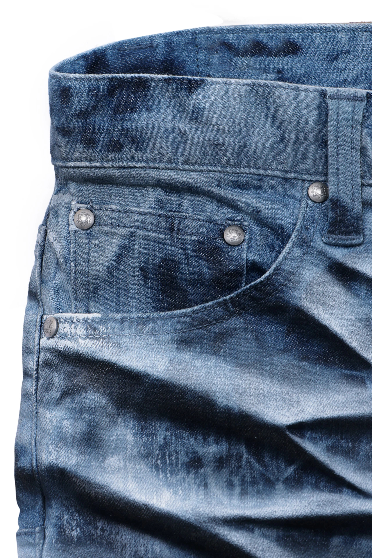 TORNADO MART∴ノイズタイダイブリーチスキニーデニム / TORNADO MART