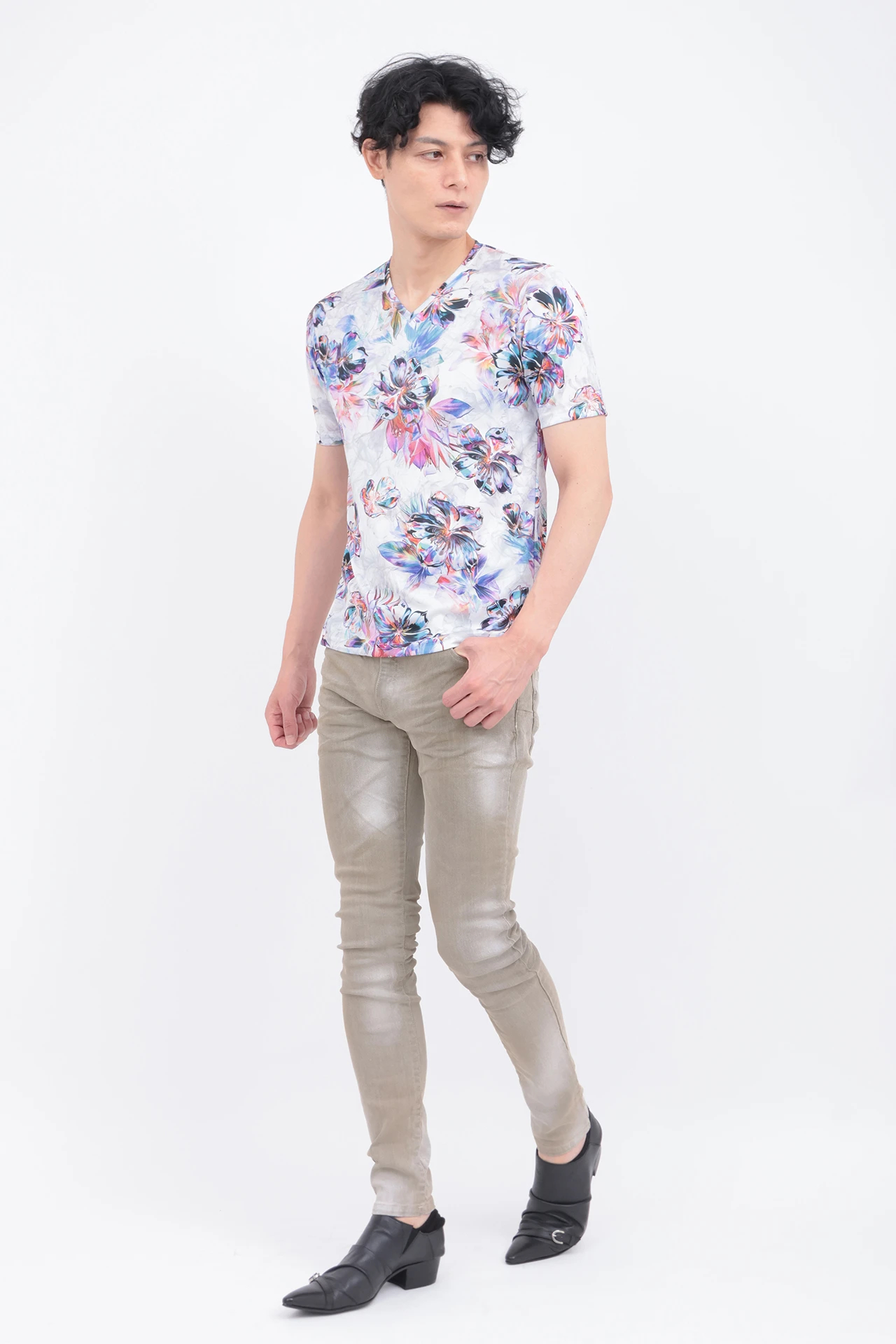 TORNADO MART∴グレイッシュカラースキニーデニム / TORNADO MART