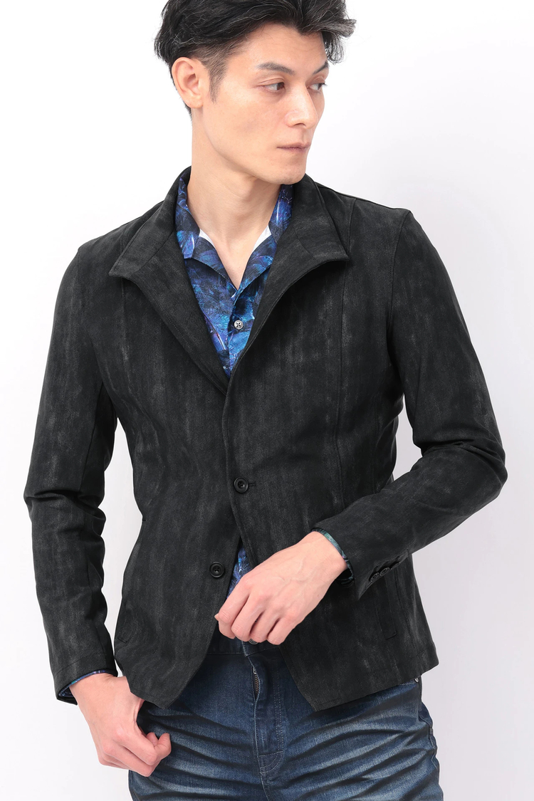 TORNADO MART(トルネードマート) |TORNADO MART∴ハイテンションムラデニムプリントジャケット