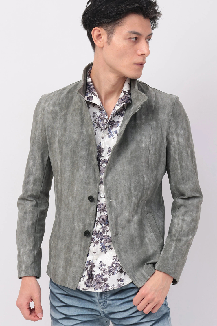 TORNADO MART(トルネードマート) |TORNADO MART∴ハイテンションムラデニムプリントジャケット