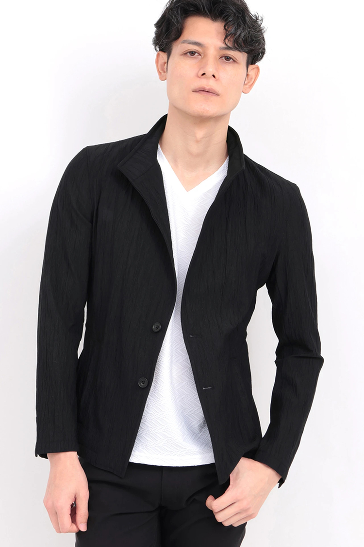 TORNADO MART(トルネードマート) |ZERO by TORNADO MART∴トリコットプリントワッシャージャケット