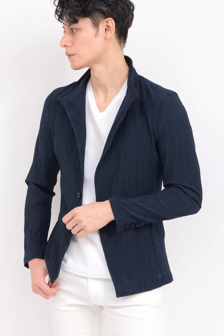 TORNADO MART(トルネードマート) |ZERO by TORNADO MART∴トリコットプリントワッシャージャケット