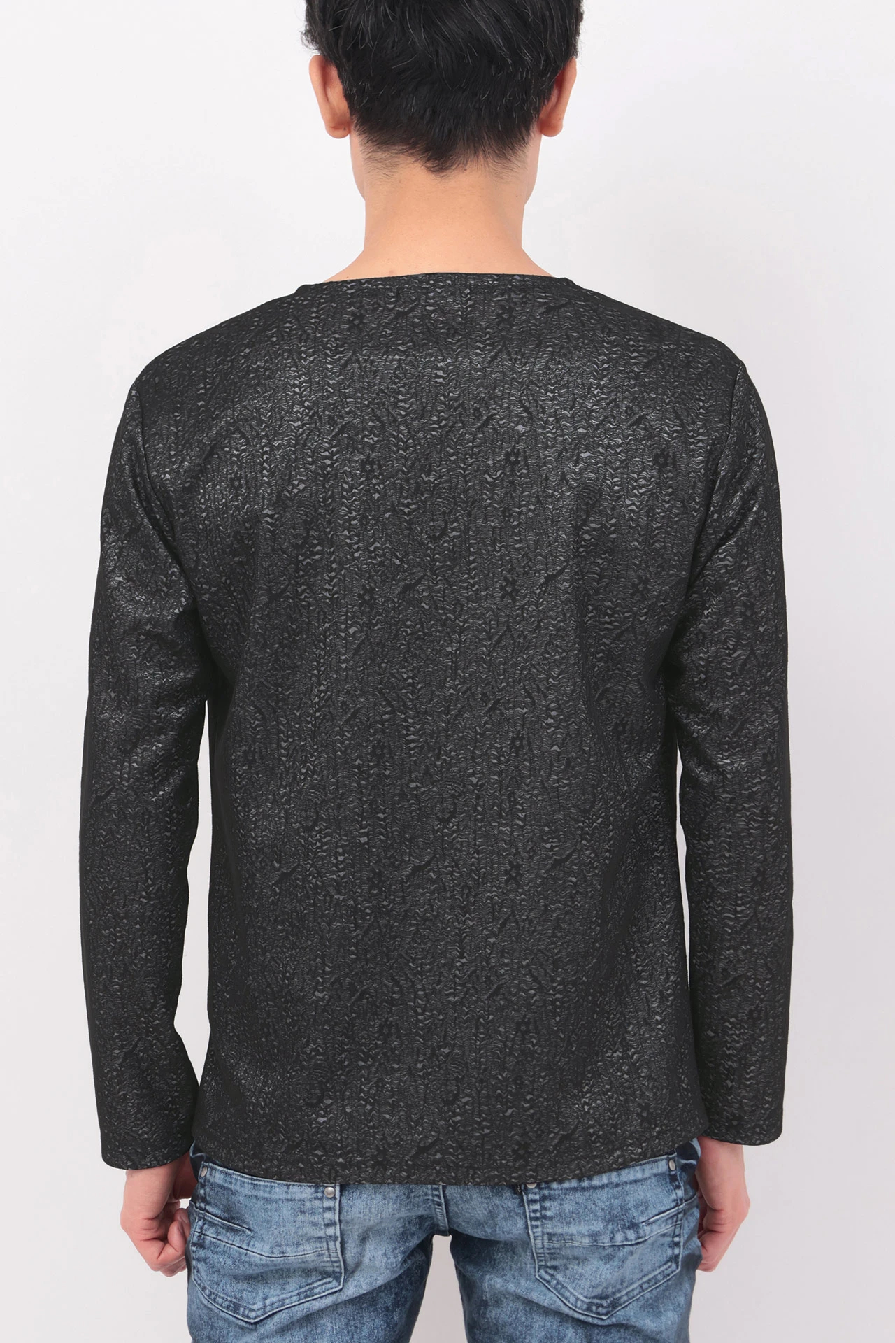 トルネードマート（TORNADO MART）/TORNADO MART∴フェザーボンディングブライトVネックカットソー TORNADO MART∴フェザーボンディングブライトVネックカットソー