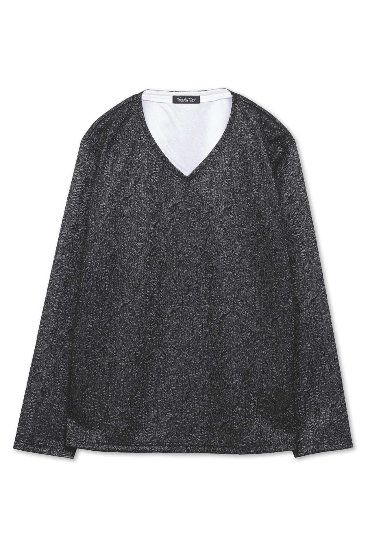 TORNADO MART∴フェザーボンディングブライトVネックカットソー