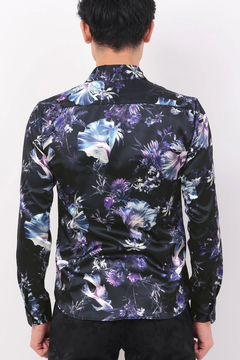 TORNADO MART(トルネードマート) |TORNADO MART∴アクアフラワープリントシャツ