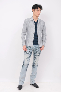 TORNADO MART(トルネードマート) |TORNADO MART∴HTオーシャンウェーブデニムプリントシャツ