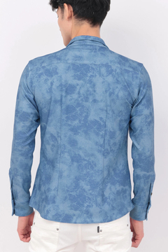 TORNADO MART(トルネードマート) |TORNADO MART∴HTオーシャンウェーブデニムプリントシャツ