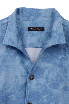 TORNADO MART(トルネードマート) |TORNADO MART∴HTオーシャンウェーブデニムプリントシャツ