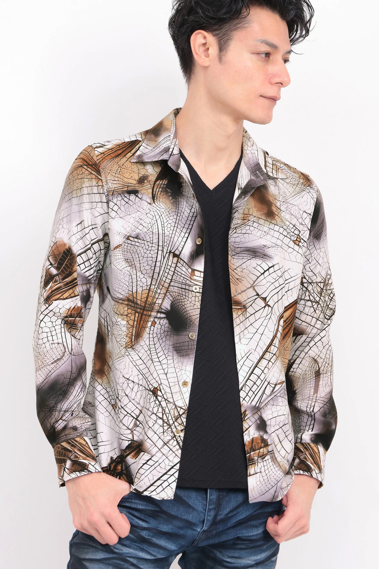 TORNADO MART(トルネードマート) |TORNADO MART∴ウィングヴェインプリントシャツ