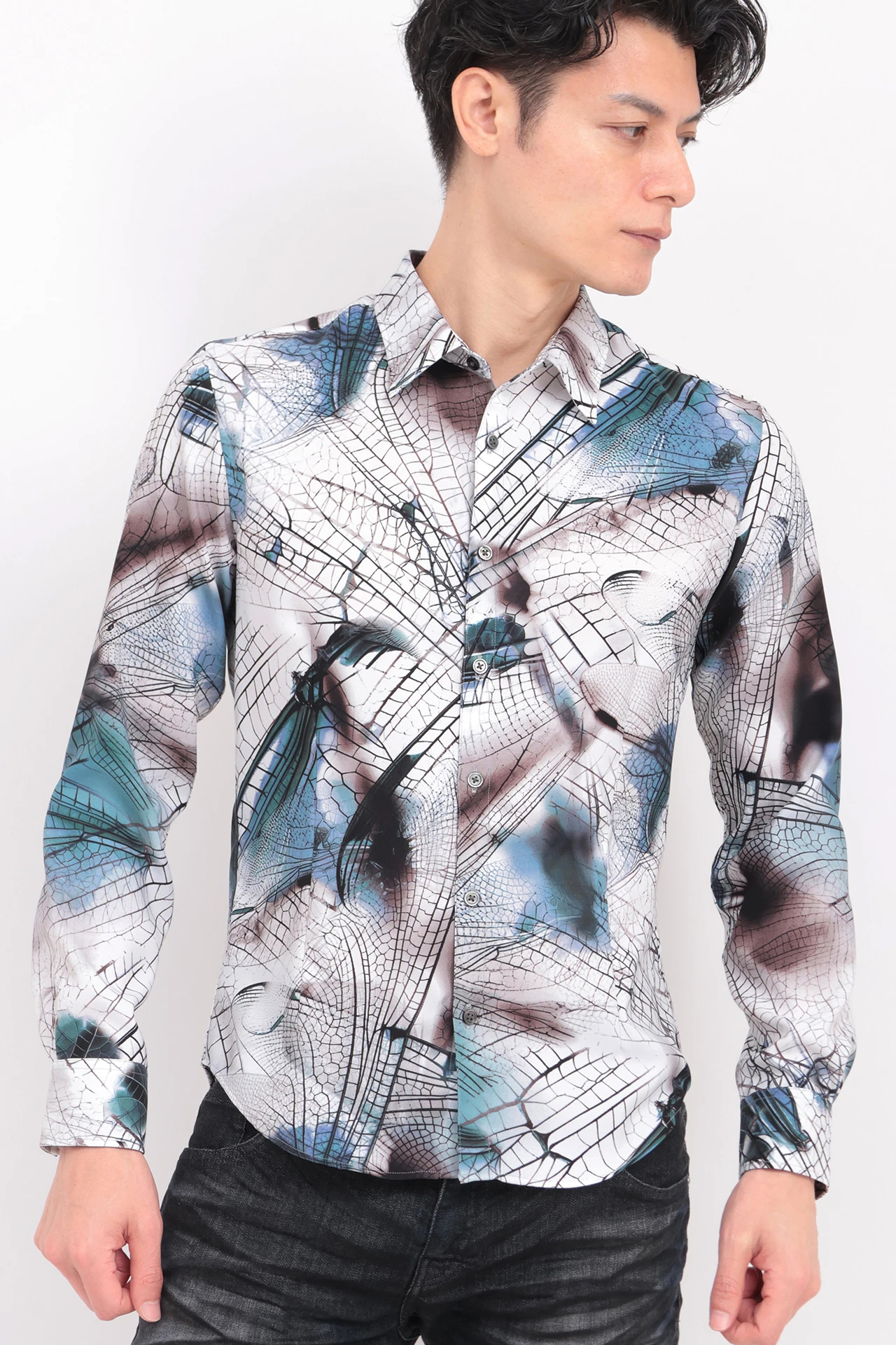 TORNADO MART∴ウィングヴェインプリントシャツ / TORNADO MART