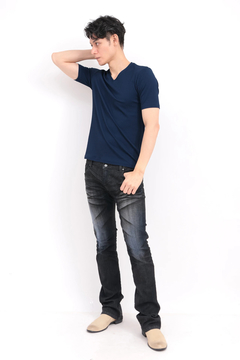 TORNADO MART(トルネードマート) |TORNADO MART∴オーシャンウェーブVネック半袖カットソー