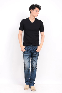 TORNADO MART(トルネードマート) |TORNADO MART∴オーシャンウェーブVネック半袖カットソー