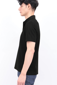 TORNADO MART(トルネードマート) |ZERO by TORNADO MART∴ランダム針抜きABSテレコポロシャツ