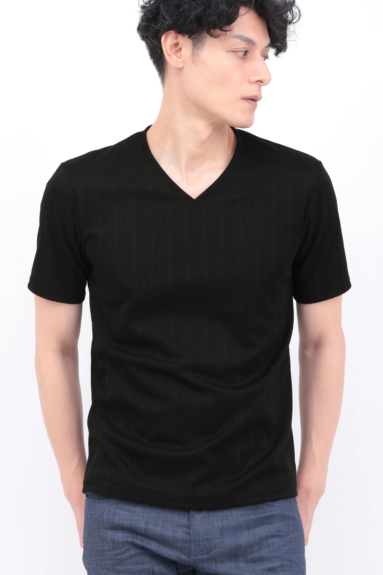 TORNADO MART バックレースアップ ブラックシャツ【期間限定出品】 TORNADO MART バックレースアップ ブラックシャツ【期間限定出品