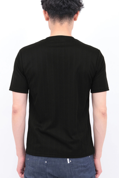 TORNADO MART(トルネードマート) |ZERO by TORNADO MART∴ランダム針抜きABSテレコ半袖カットソー