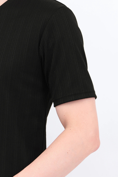 TORNADO MART(トルネードマート) |ZERO by TORNADO MART∴ランダム針抜きABSテレコ半袖カットソー