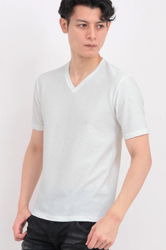 TORNADO MART(トルネードマート) |TORNADO MART∴バイヤスアローVネック半袖カットソー