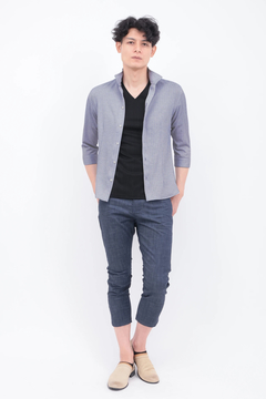 TORNADO MART(トルネードマート) |ZERO by TORNADO MART∴ランダムテレコ7分袖シャツ