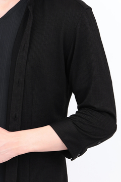 TORNADO MART(トルネードマート) |ZERO by TORNADO MART∴ランダムテレコ7分袖シャツ