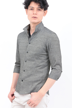 TORNADO MART(トルネードマート) |ZERO by TORNADO MART∴ランダムテレコ7分袖シャツ