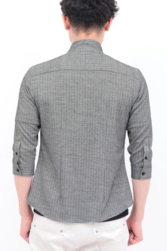 TORNADO MART(トルネードマート) |ZERO by TORNADO MART∴ランダムテレコ7分袖シャツ