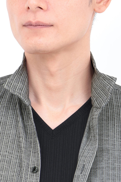 TORNADO MART(トルネードマート) |ZERO by TORNADO MART∴ランダムテレコ7分袖シャツ