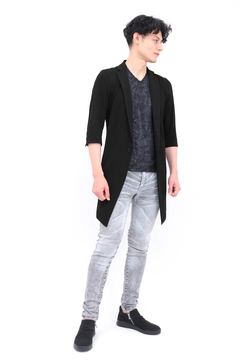 TORNADO MART(トルネードマート) |TORNADO MART∴スラブカノコジャージー7分袖チェスター