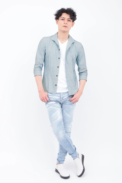 TORNADO MART(トルネードマート) |TORNADO MART∴ハイテンションレースプリント7分袖シャツ