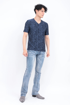 TORNADO MART(トルネードマート) |TORNADO MART∴カットジャカードジャージー半袖カットソー