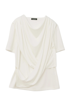 TORNADO MART(トルネードマート) |TORNADO MART∴ストールドレープ半袖カットソー